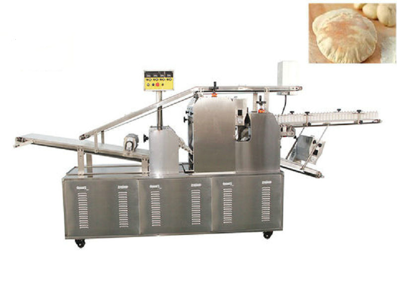 Lebar 520mm Terowongan Oven Saku Pembuat Roti Pita Arab